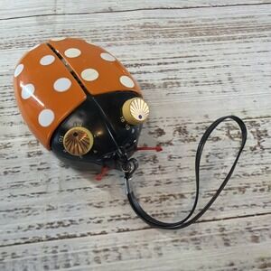 Vintage Stewart Ladybug AM Transistor Radio Retro British Design Hong Kong READ